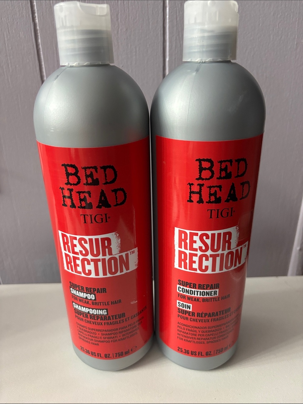 BedHead Resurrection Super Repair Shampoo & Conditioner